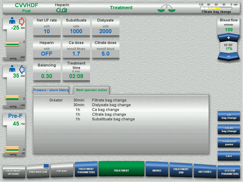 Interface da multiFiltratePRO