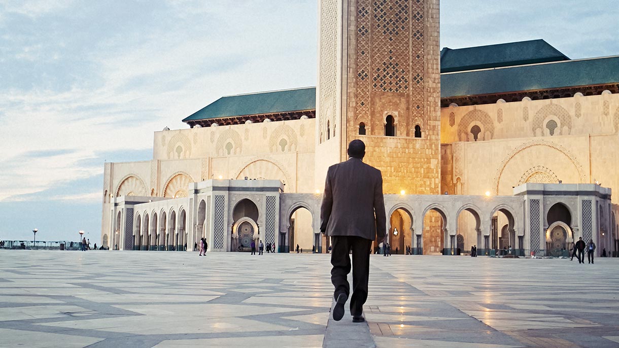 Redouane Belhaimeur visita a Mesquista Hassan II
